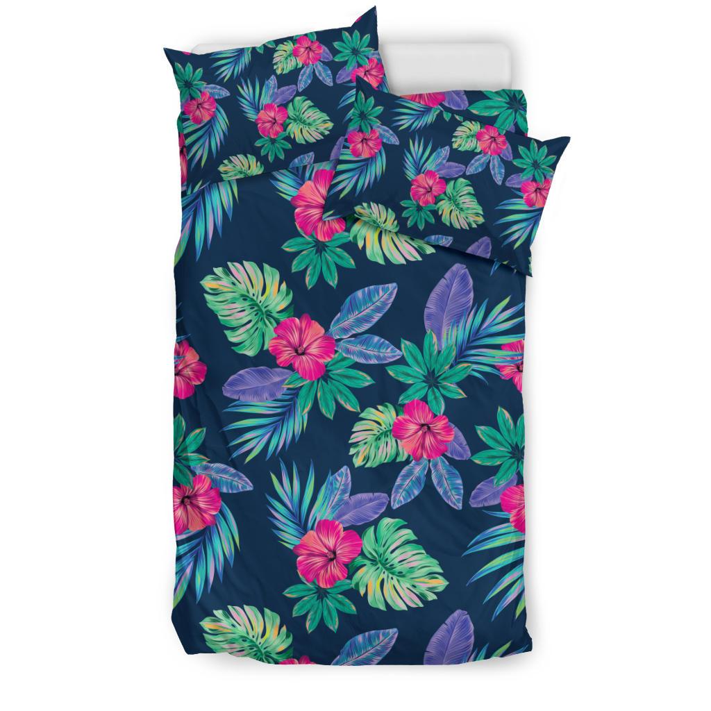 Tropical Flower Pattern Print Design TF09 Duvet Cover Bedding Set-JORJUNE.COM