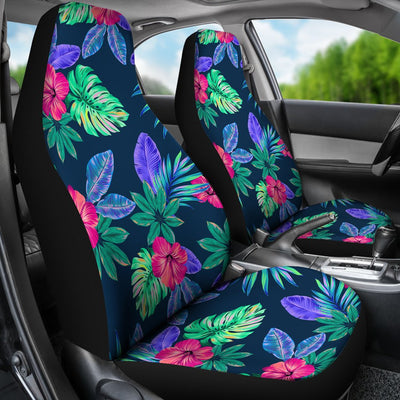 Tropical Flower Pattern Print Design TF09 Universal Fit Car Seat Covers-JorJune