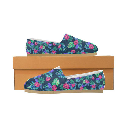 Tropical Flower Pattern Print Design TF09 Women Casual Shoes-JorJune.com