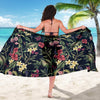 Tropical Flower Pattern Sarong Pareo Wrap