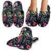 Tropical Flower Pattern Slippers