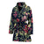 Tropical Flower Pattern Women Bath Robe