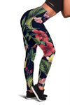 Tropical Flower Pattern Women Leggings