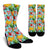 Tropical Fruits Pattern Print Design TF01 Crew Socks-JORJUNE.COM