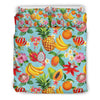 Tropical Fruits Pattern Print Design TF01 Duvet Cover Bedding Set-JORJUNE.COM