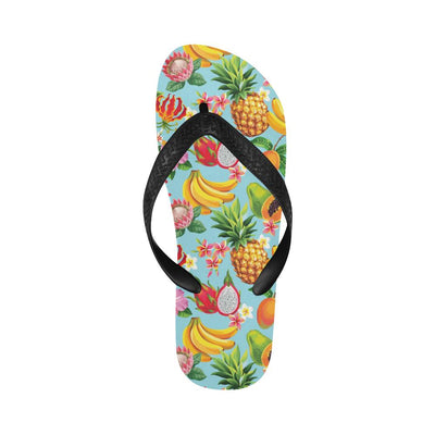 Tropical Fruits Pattern Print Design TF01 Flip Flops-JorJune