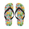 Tropical Fruits Pattern Print Design TF01 Flip Flops-JorJune