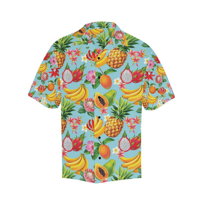 Tropical Fruits Pattern Print Design TF01 Men Hawaiian Shirt-JorJune