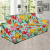 Tropical Fruits Pattern Print Design TF01 Sofa Slipcover-JORJUNE.COM