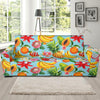 Tropical Fruits Pattern Print Design TF01 Sofa Slipcover-JORJUNE.COM