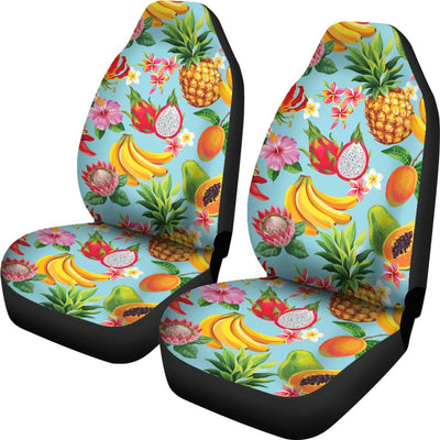 Tropical Fruits Pattern Print Design TF01 Universal Fit Car Seat Covers-JorJune