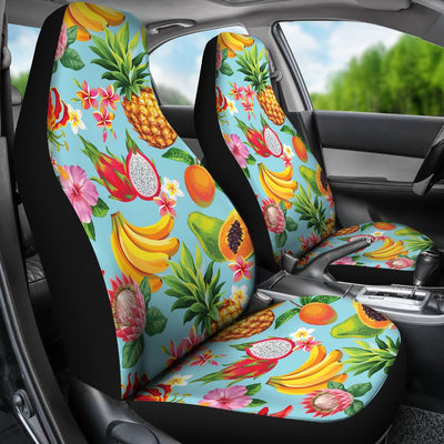 Tropical Fruits Pattern Print Design TF01 Universal Fit Car Seat Covers-JorJune