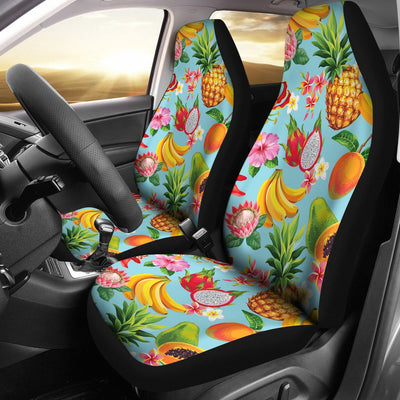 Tropical Fruits Pattern Print Design TF01 Universal Fit Car Seat Covers-JorJune