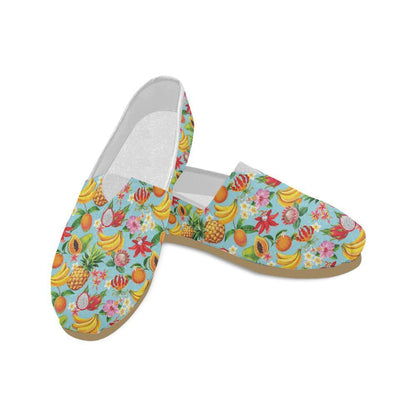 Tropical Fruits Pattern Print Design TF01 Women Casual Shoes-JorJune.com