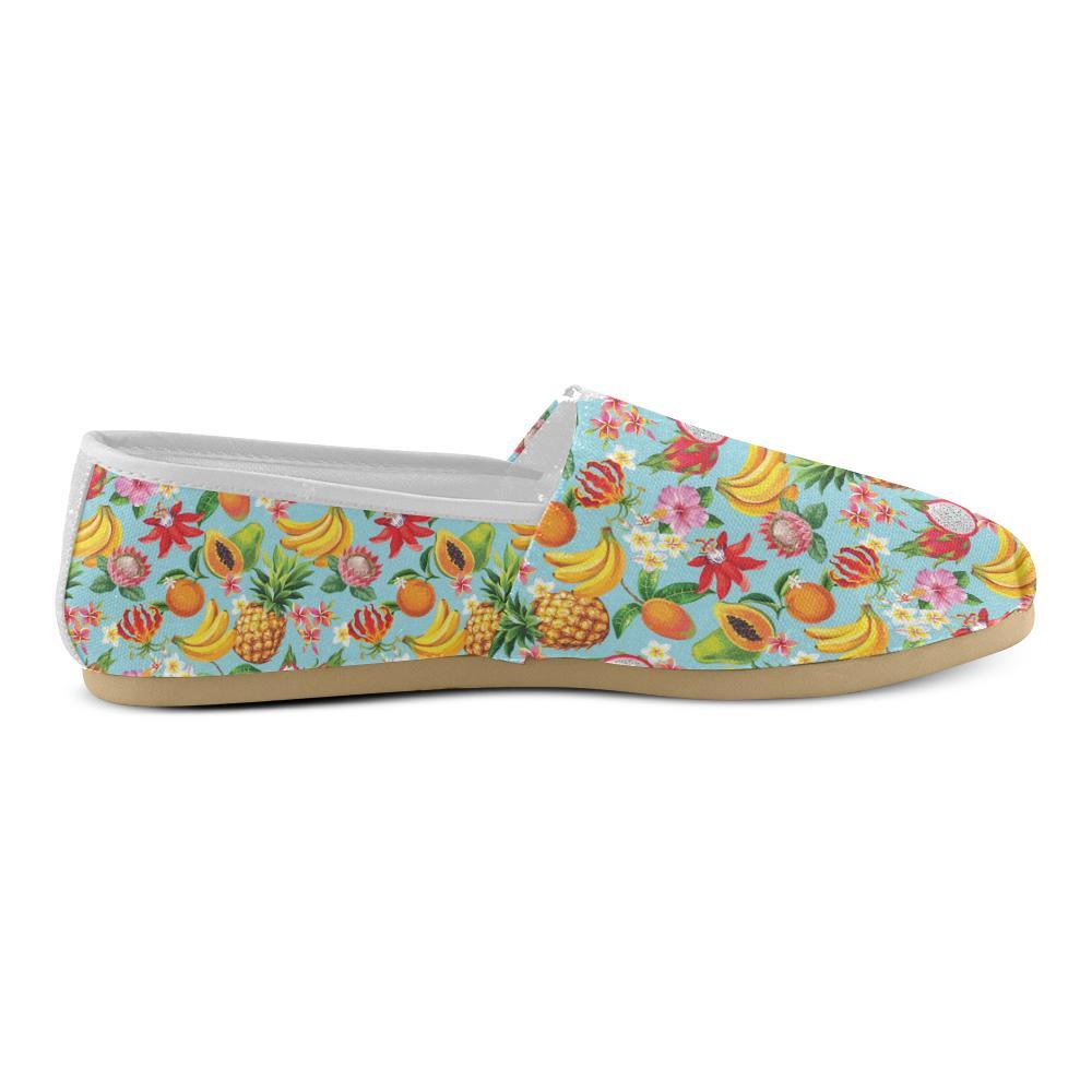 Tropical Fruits Pattern Print Design TF01 Women Casual Shoes-JorJune.com