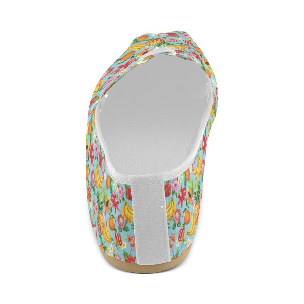 Tropical Fruits Pattern Print Design TF01 Women Casual Shoes-JorJune.com