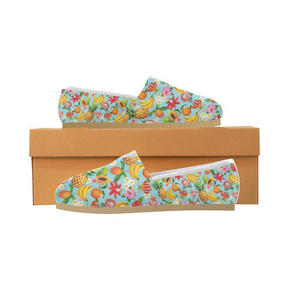 Tropical Fruits Pattern Print Design TF01 Women Casual Shoes-JorJune.com