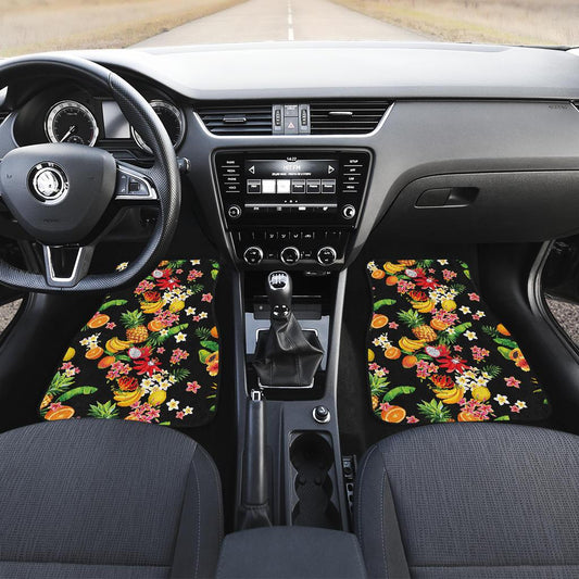 Tropical Fruits Pattern Print Design TF02 Car Floor Mats-JORJUNE.COM