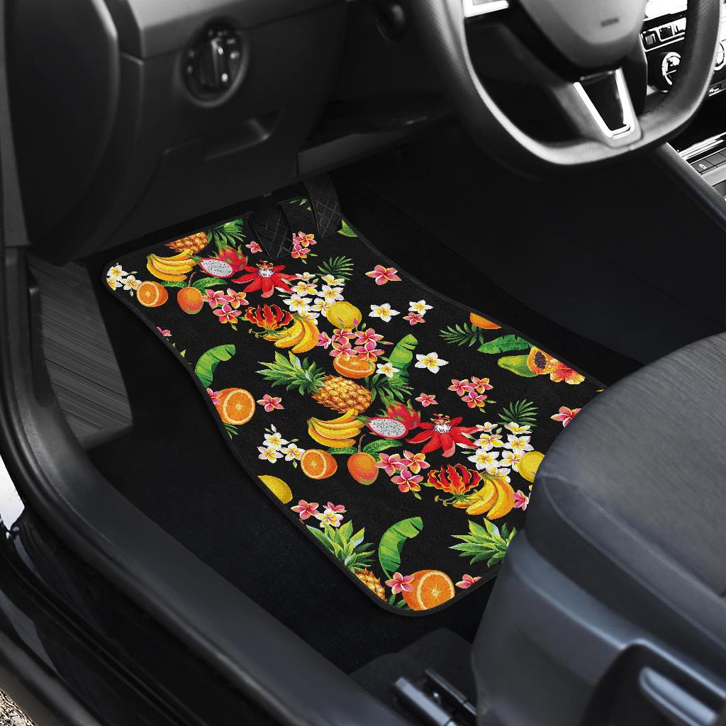 Tropical Fruits Pattern Print Design TF02 Car Floor Mats-JORJUNE.COM