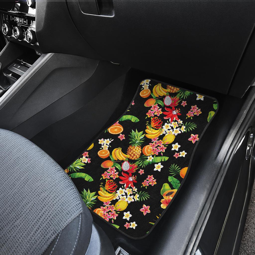Tropical Fruits Pattern Print Design TF02 Car Floor Mats-JORJUNE.COM