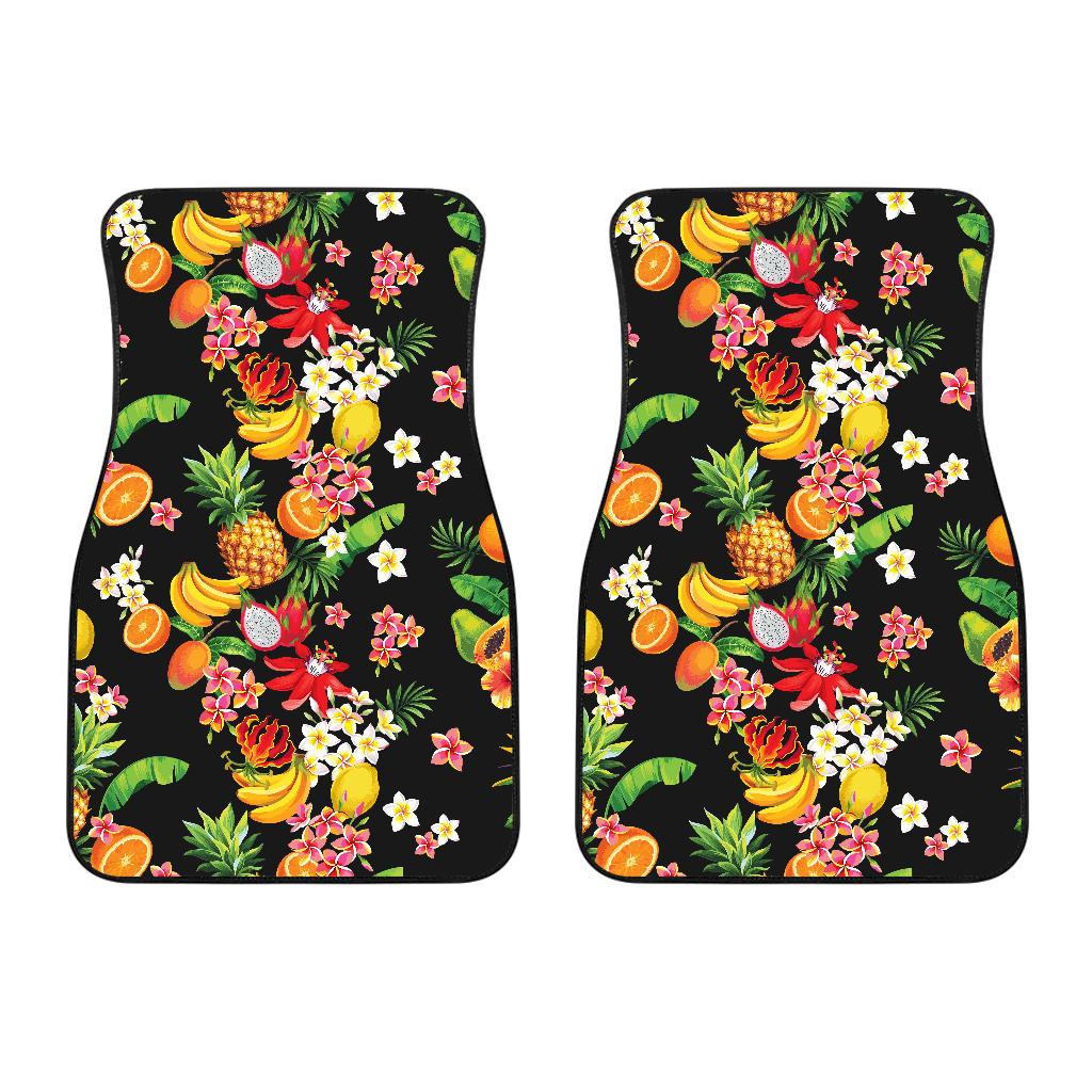 Tropical Fruits Pattern Print Design TF02 Car Floor Mats-JORJUNE.COM