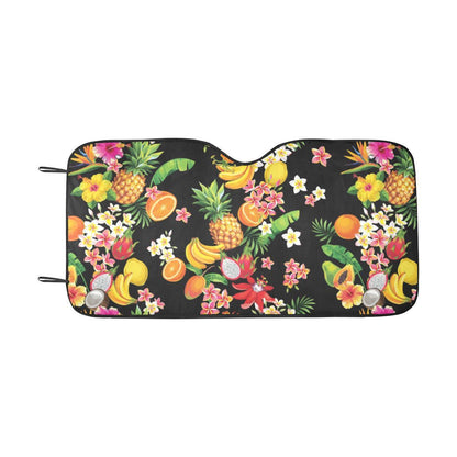 Tropical Fruits Pattern Print Design TF02 Car Sun Shade-JorJune
