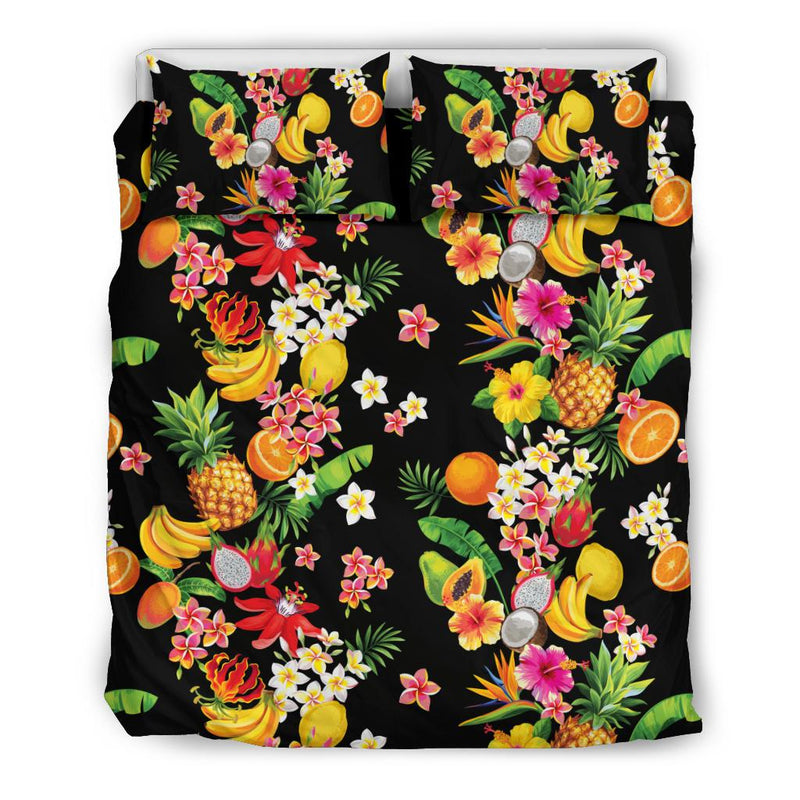 Tropical Fruits Pattern Print Design TF02 Duvet Cover Bedding Set-JORJUNE.COM