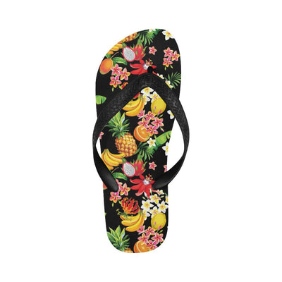 Tropical Fruits Pattern Print Design TF02 Flip Flops-JorJune