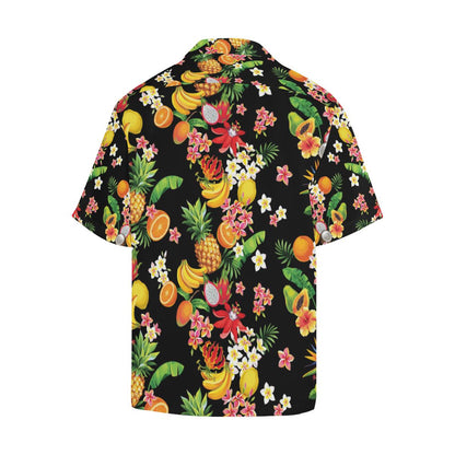 Tropical Fruits Pattern Print Design TF02 Men Hawaiian Shirt-JorJune