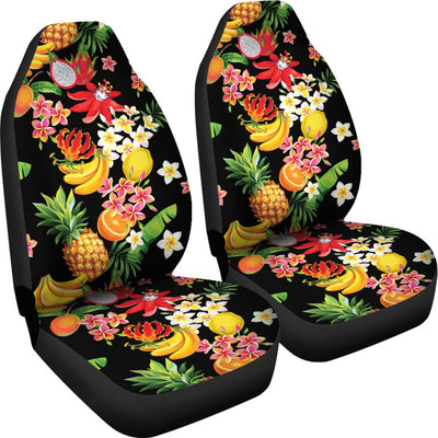 Tropical Fruits Pattern Print Design TF02 Universal Fit Car Seat Covers-JorJune