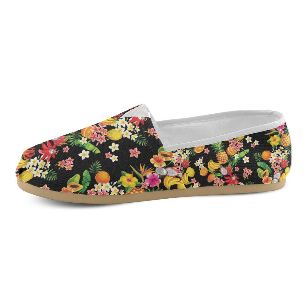 Tropical Fruits Pattern Print Design TF02 Women Casual Shoes-JorJune.com