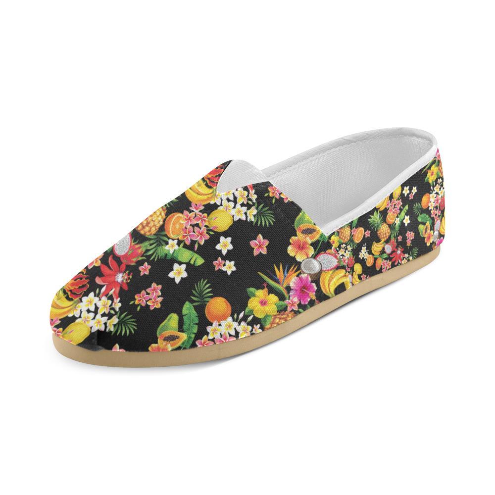 Tropical Fruits Pattern Print Design TF02 Women Casual Shoes-JorJune.com