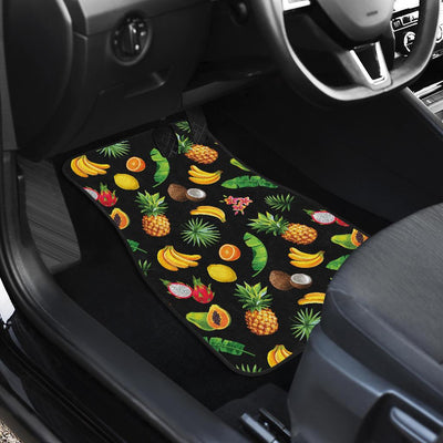 Tropical Fruits Pattern Print Design TF03 Car Floor Mats-JORJUNE.COM