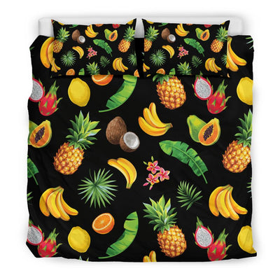 Tropical Fruits Pattern Print Design TF03 Duvet Cover Bedding Set-JORJUNE.COM