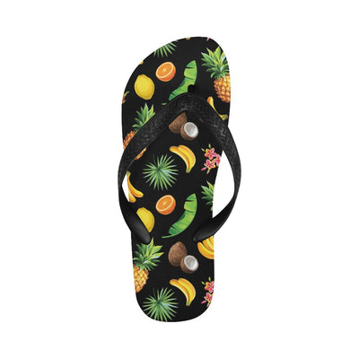 Tropical Fruits Pattern Print Design TF03 Flip Flops-JorJune