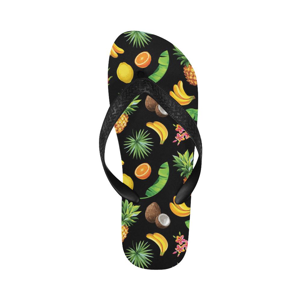 Tropical Fruits Pattern Print Design TF03 Flip Flops-JorJune