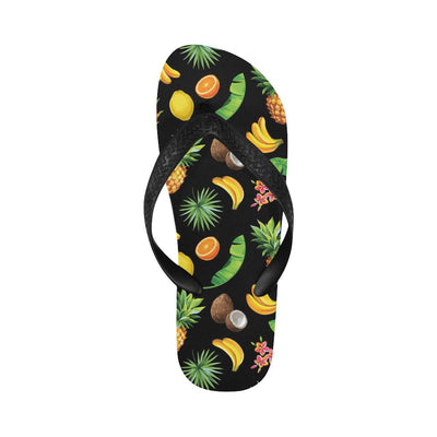 Tropical Fruits Pattern Print Design TF03 Flip Flops-JorJune