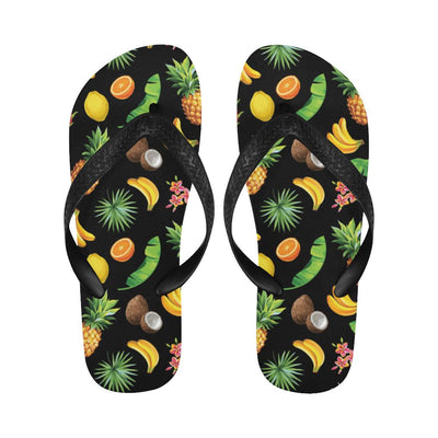 Tropical Fruits Pattern Print Design TF03 Flip Flops-JorJune