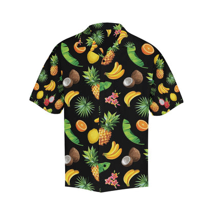 Tropical Fruits Pattern Print Design TF03 Men Hawaiian Shirt-JorJune