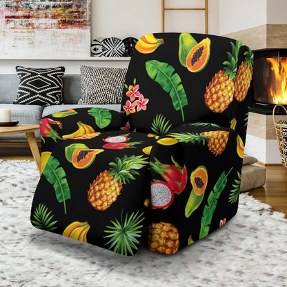 Tropical Fruits Pattern Print Design TF03 Recliner Slipcover-JORJUNE.COM