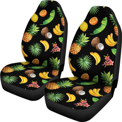 Tropical Fruits Pattern Print Design TF03 Universal Fit Car Seat Covers-JorJune