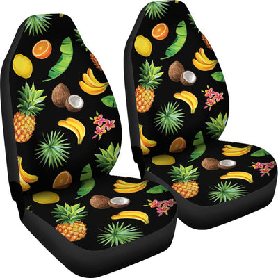 Tropical Fruits Pattern Print Design TF03 Universal Fit Car Seat Covers-JorJune