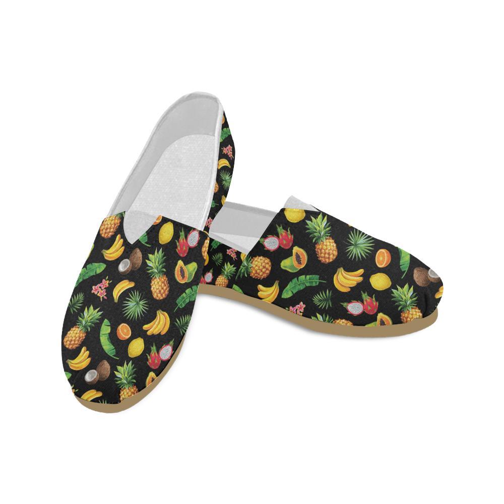 Tropical Fruits Pattern Print Design TF03 Women Casual Shoes-JorJune.com