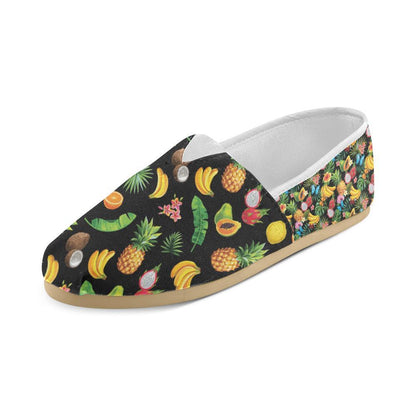 Tropical Fruits Pattern Print Design TF03 Women Casual Shoes-JorJune.com