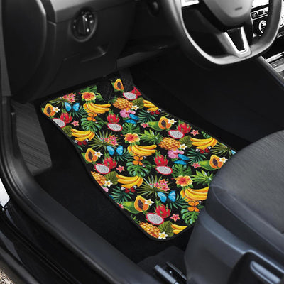 Tropical Fruits Pattern Print Design TF04 Car Floor Mats-JORJUNE.COM