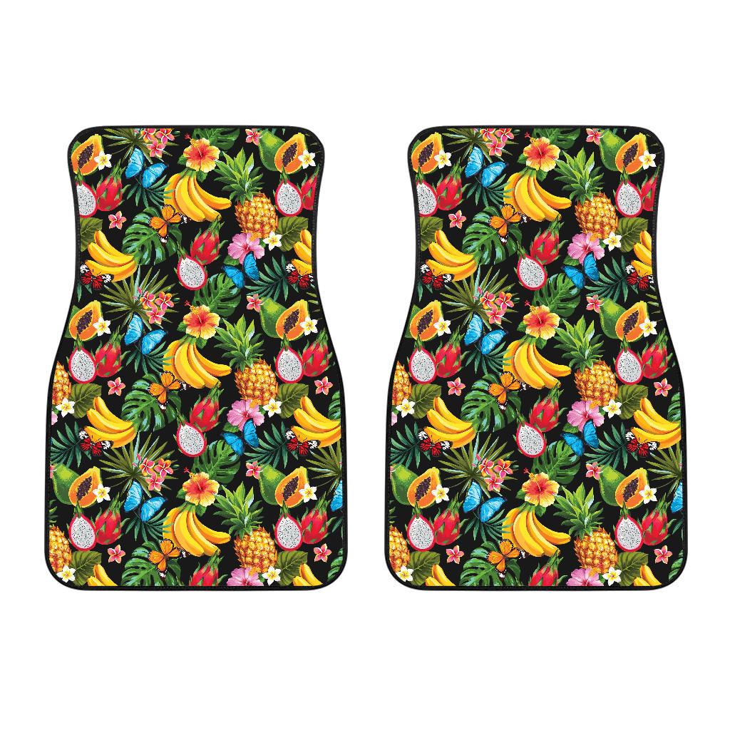 Tropical Fruits Pattern Print Design TF04 Car Floor Mats-JORJUNE.COM