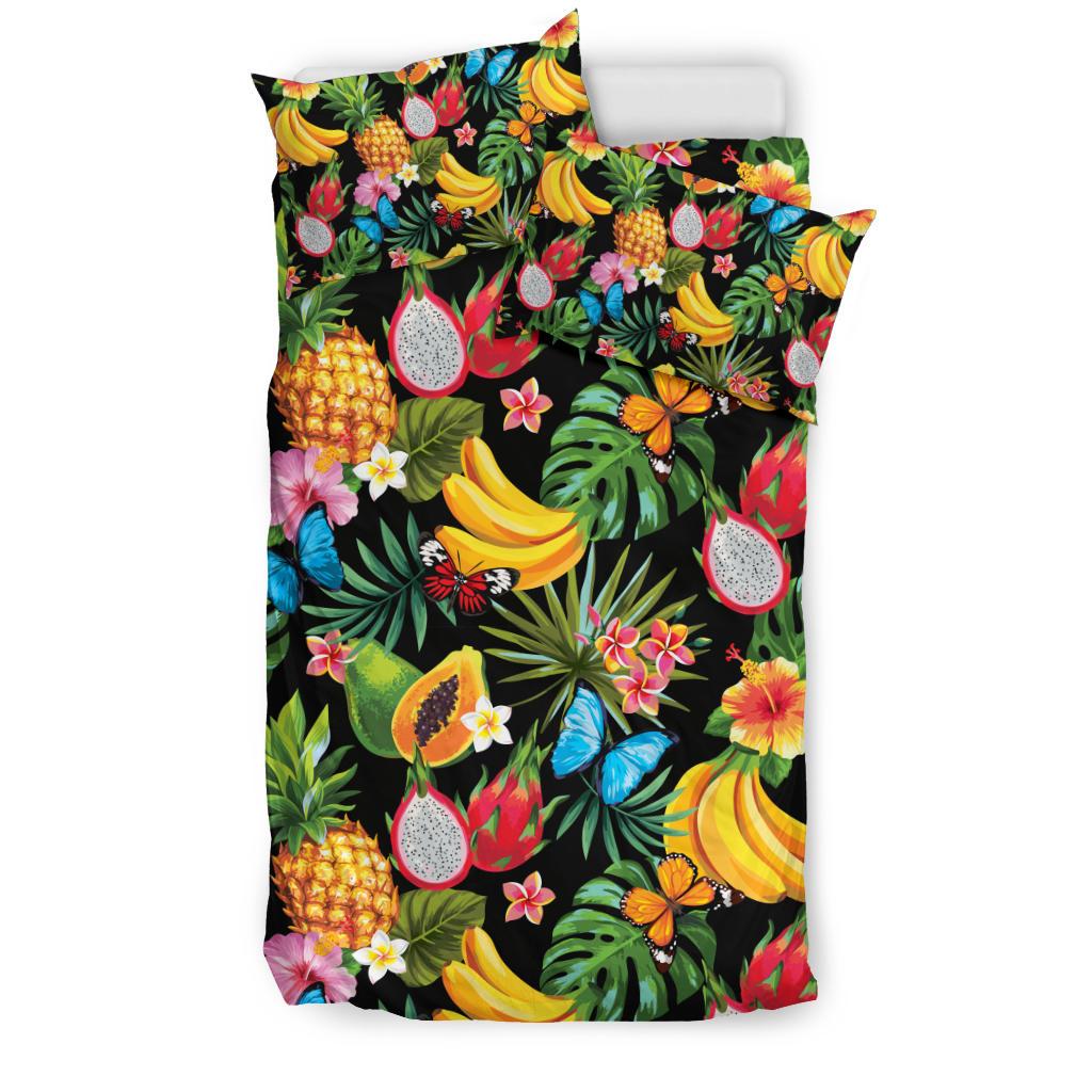 Tropical Fruits Pattern Print Design TF04 Duvet Cover Bedding Set-JORJUNE.COM