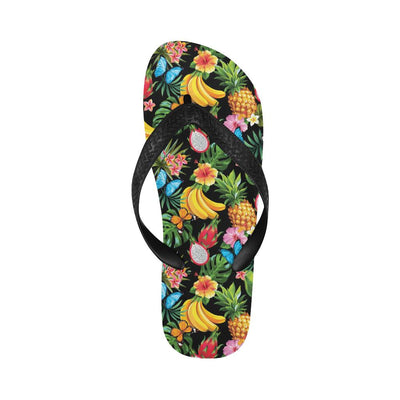 Tropical Fruits Pattern Print Design TF04 Flip Flops-JorJune