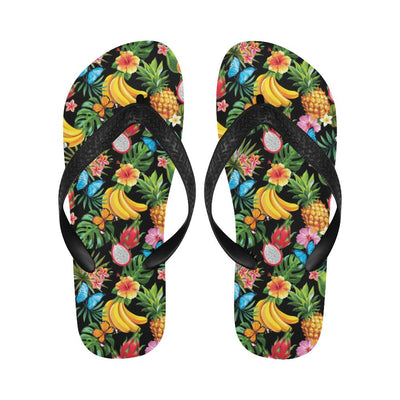 Tropical Fruits Pattern Print Design TF04 Flip Flops-JorJune