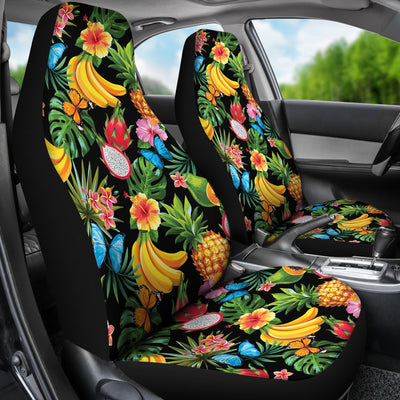 Tropical Fruits Pattern Print Design TF04 Universal Fit Car Seat Covers-JorJune